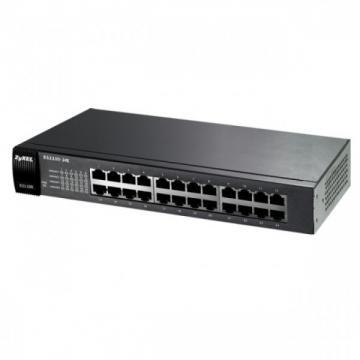 Switch ZyXEL ES-1100-24G 24 porturi Fast Ethernet+2SFP, ES1100-24G-EU0101F - Pret | Preturi Switch ZyXEL ES-1100-24G 24 porturi Fast Ethernet+2SFP, ES1100-24G-EU0101F