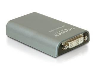 Adaptor USB 2.0 la DVI/VGA/HDMI, Delock 61787 - Pret | Preturi Adaptor USB 2.0 la DVI/VGA/HDMI, Delock 61787