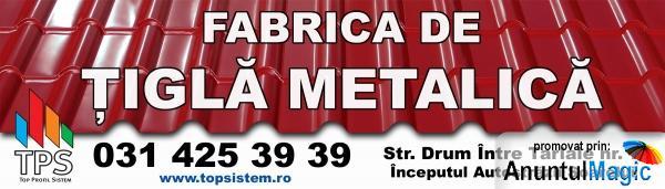 Tigla Metalica 047mm incepand cu 19,99 lei TVA inclus - Pret | Preturi Tigla Metalica 047mm incepand cu 19,99 lei TVA inclus