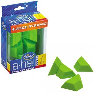 Joc logic A-HA! 4 Piece Pyramid - Pret | Preturi Joc logic A-HA! 4 Piece Pyramid