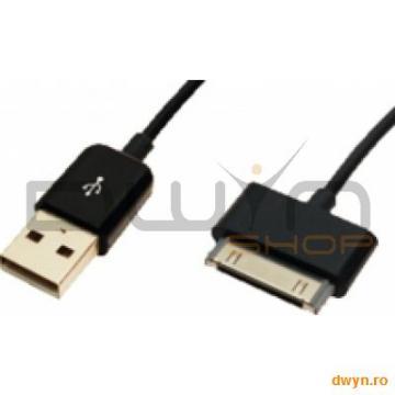 Cablu USB compatibil iPod/iPhone/iPad, lungime 1m, Logilink "UA0094" - Pret | Preturi Cablu USB compatibil iPod/iPhone/iPad, lungime 1m, Logilink "UA0094"