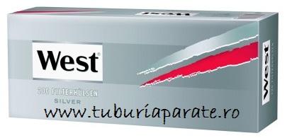 Tuburi Tigari pt.Tutun West Silver - Pret | Preturi Tuburi Tigari pt.Tutun West Silver