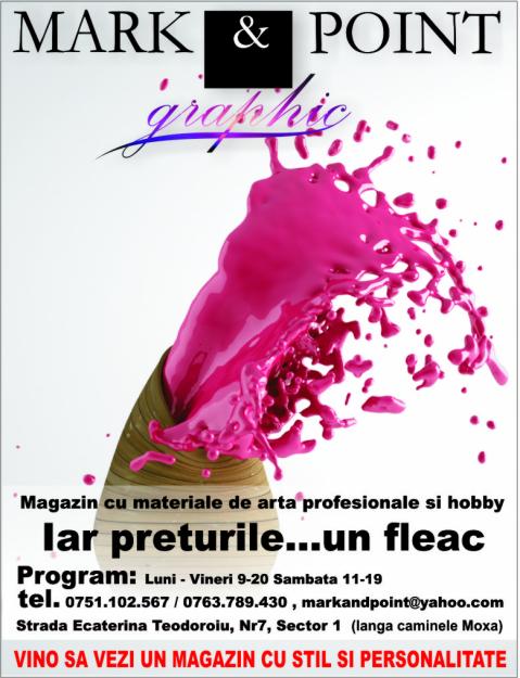 Magazin cu materiale de arta profesionale si hoby - Pret | Preturi Magazin cu materiale de arta profesionale si hoby
