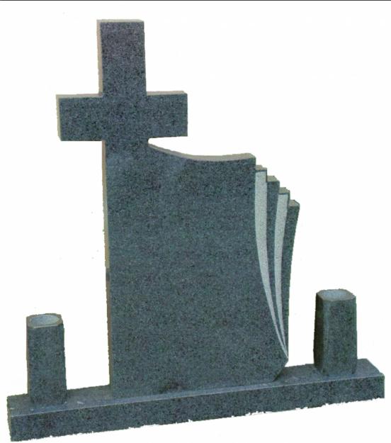 Monument granit cu cruce si cadru - Pret | Preturi Monument granit cu cruce si cadru