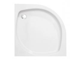 Cadita de dus semi-rotunda cu panou integrat 80x80x6 cm - Pret | Preturi Cadita de dus semi-rotunda cu panou integrat 80x80x6 cm