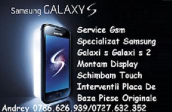 Schimb Display SAmsung Galaxi S + Touch Galaxi s Reparatii Samsung Galaxi s - Pret | Preturi Schimb Display SAmsung Galaxi S + Touch Galaxi s Reparatii Samsung Galaxi s