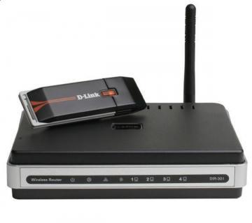 DKT-110 Kitt Wireles G: Router DIR-301+ Adaptor USB Wireless - Pret | Preturi DKT-110 Kitt Wireles G: Router DIR-301+ Adaptor USB Wireless