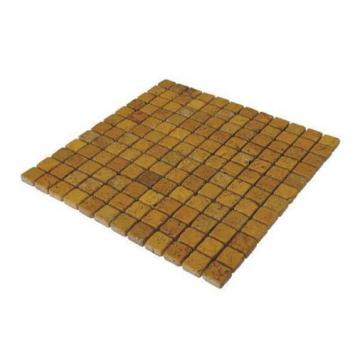 Mozaic Travertin Yellow Tumbled 1x2.3x2.3 cm - Pret | Preturi Mozaic Travertin Yellow Tumbled 1x2.3x2.3 cm