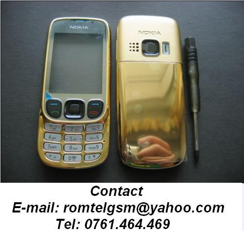 Carcasa Nokia 6303 GOLD ( AURIE ) ORIGINALA COMPLETA SIGILATA - Pret | Preturi Carcasa Nokia 6303 GOLD ( AURIE ) ORIGINALA COMPLETA SIGILATA