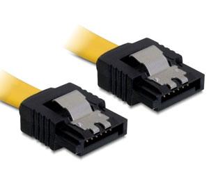 Cablu SATA drept-drept cu fixare 10cm, Delock 82464 - Pret | Preturi Cablu SATA drept-drept cu fixare 10cm, Delock 82464