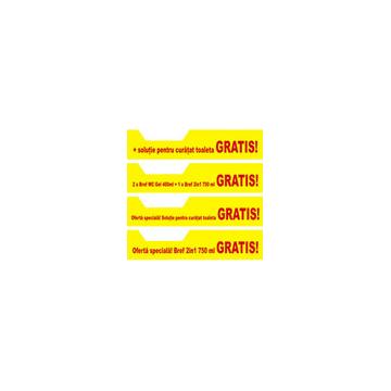 Eticheta autocolant Bref - Pret | Preturi Eticheta autocolant Bref