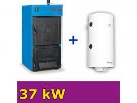 Pachet Cazan lemne Starmax 37 kW complet+ boiler mixt 150 L - Pret | Preturi Pachet Cazan lemne Starmax 37 kW complet+ boiler mixt 150 L