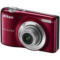 Aparat foto compact Nikon COOLPIX L25 (Rosu), 10.1 Mp, zoom optic 5x, ecran 3inch, HD 720p + CADOU: card memorie SD 4GB + geanta + incarcator + 2 acumulatori - Pret | Preturi Aparat foto compact Nikon COOLPIX L25 (Rosu), 10.1 Mp, zoom optic 5x, ecran 3inch, HD 720p + CADOU: card memorie SD 4GB + geanta + incarcator + 2 acumulatori