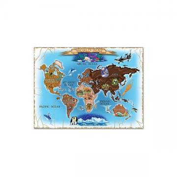 Melissa &amp; Doug - Puzzle harta lumii 500 piese / World Map - Pret | Preturi Melissa &amp; Doug - Puzzle harta lumii 500 piese / World Map