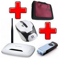 OEM Pachet accesorii (Geanta , Mouse , Router , Stick USB) - Pret | Preturi OEM Pachet accesorii (Geanta , Mouse , Router , Stick USB)