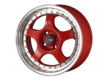Drag Wheels DR46 Red Machined Lip Janta - Pret | Preturi Drag Wheels DR46 Red Machined Lip Janta