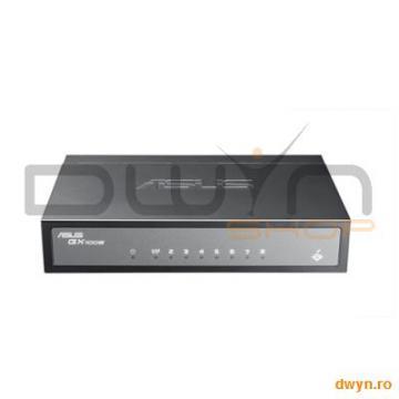 ASUS GigaX1008/V3, 8 Port Unmanaged 10/100 Mbps - Pret | Preturi ASUS GigaX1008/V3, 8 Port Unmanaged 10/100 Mbps