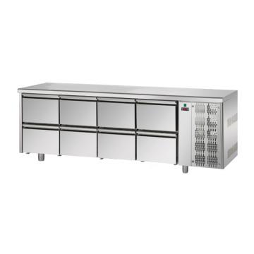 Masa frigorifica inox cu 8 sertare - Pret | Preturi Masa frigorifica inox cu 8 sertare