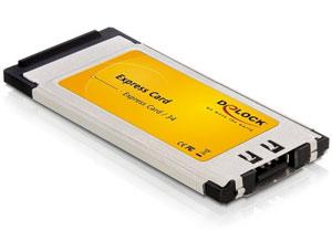 Placa ExpressCard la 1 port USB 2.0 Slim, Delock 61750 - Pret | Preturi Placa ExpressCard la 1 port USB 2.0 Slim, Delock 61750