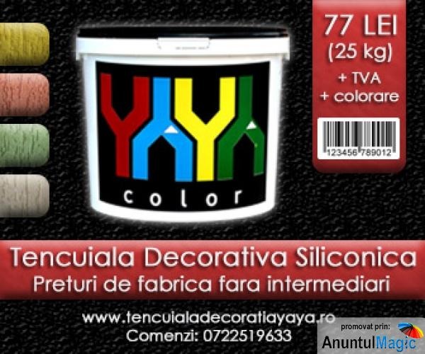 Tencuiala Decorativa YAYA cu Silicon - Pret | Preturi Tencuiala Decorativa YAYA cu Silicon