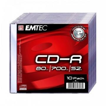 CD-R 700MB-80min Slimcase, 52x, EMTEC - Pret | Preturi CD-R 700MB-80min Slimcase, 52x, EMTEC