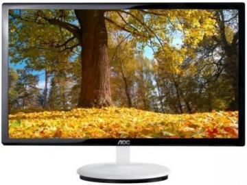 Monitor LCD AOC e2343F2 (23&amp;quot;, 1920x1080, LED Backlight, 50000000:1(DCR), 170/160, 2ms, VGA/HDMI) Black/White - Pret | Preturi Monitor LCD AOC e2343F2 (23&amp;quot;, 1920x1080, LED Backlight, 50000000:1(DCR), 170/160, 2ms, VGA/HDMI) Black/White