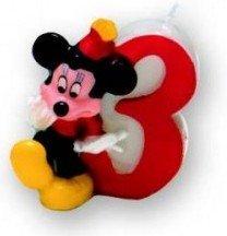 Lumanare de tort cifra 3 Mickey Mouse - Pret | Preturi Lumanare de tort cifra 3 Mickey Mouse