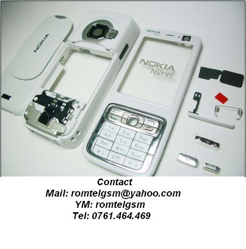 Carcasa Nokia N73 WHITE ( ALBA ) ORIGINALA COMPLETA SIGILATA - Pret | Preturi Carcasa Nokia N73 WHITE ( ALBA ) ORIGINALA COMPLETA SIGILATA