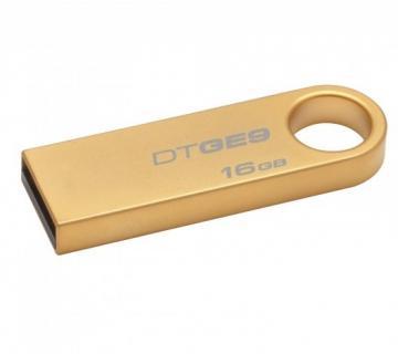 USB FLASH DRIVE KINGSTON 16GB, USB 2.0, DATATRAVELER GE9 GOLD METAL CASING, DTGE9/16GB - Pret | Preturi USB FLASH DRIVE KINGSTON 16GB, USB 2.0, DATATRAVELER GE9 GOLD METAL CASING, DTGE9/16GB