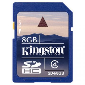 SDHC Kingston 8GB Clasa 4 SD4/8GB - Pret | Preturi SDHC Kingston 8GB Clasa 4 SD4/8GB