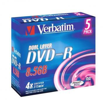 VERBATIM DVD-R 4x 8.5GB double layer Jewel Case - Pret | Preturi VERBATIM DVD-R 4x 8.5GB double layer Jewel Case