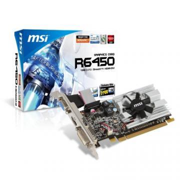 Placa video MSI Radeon HD 6450 1024MB DDR3 R6450-MD1GD3/LP - Pret | Preturi Placa video MSI Radeon HD 6450 1024MB DDR3 R6450-MD1GD3/LP