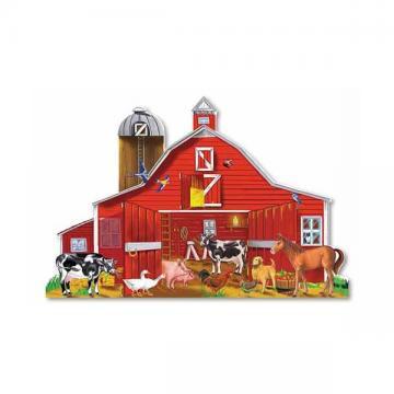 Melissa&amp;Doug - Puzzle de podea Ferma - Pret | Preturi Melissa&amp;Doug - Puzzle de podea Ferma