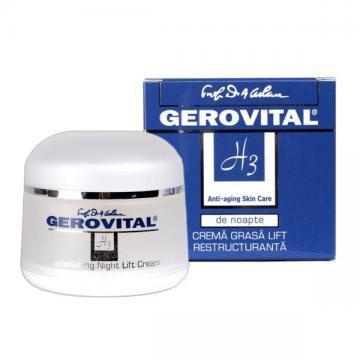 Gerovital H3 Crema Lift Restructuranta de Noapte *30 ml - Pret | Preturi Gerovital H3 Crema Lift Restructuranta de Noapte *30 ml