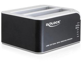 Dual Docking Station SATA HDD la USB 3.0, Delock 61942 - Pret | Preturi Dual Docking Station SATA HDD la USB 3.0, Delock 61942