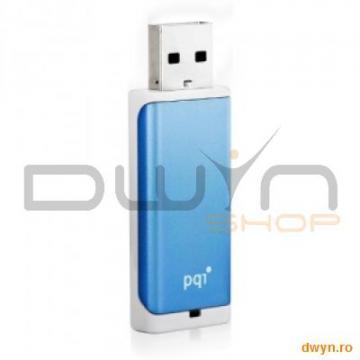 PQI Traveling Disk U263L, 16GB, USB 2.0, blue, push-out design - Pret | Preturi PQI Traveling Disk U263L, 16GB, USB 2.0, blue, push-out design
