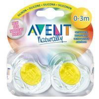 PHILIPS AVENT - Set 2 suzete din silicon, transparente 0-3 luni - Pret | Preturi PHILIPS AVENT - Set 2 suzete din silicon, transparente 0-3 luni