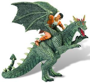 Miniatura Bullyland - Lumea basmelor - Luptator pe dragon - Pret | Preturi Miniatura Bullyland - Lumea basmelor - Luptator pe dragon