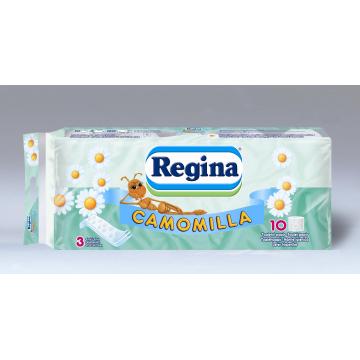 Hartie igienica Regina Camomilla 10 role, 3 straturi - Pret | Preturi Hartie igienica Regina Camomilla 10 role, 3 straturi