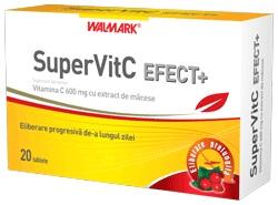 SuperVit C Efect+ 600mg *20tbl - Pret | Preturi SuperVit C Efect+ 600mg *20tbl