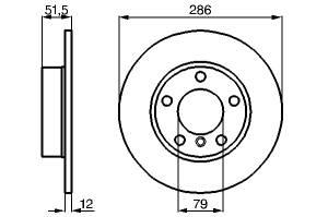 Disc de frana FATA BMW SERIA 3 - Pret | Preturi Disc de frana FATA BMW SERIA 3