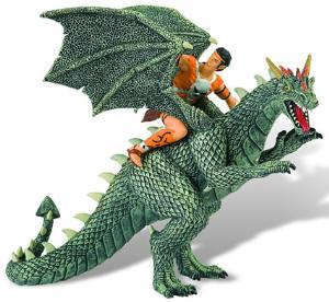 Bullyland - Figurina Luptator pe dragon - Pret | Preturi Bullyland - Figurina Luptator pe dragon