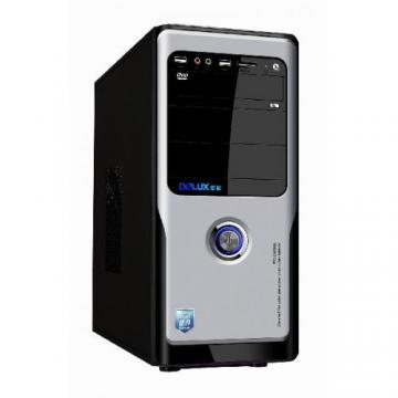 Carcasa Delux MT457 450W ATX black/silver - Pret | Preturi Carcasa Delux MT457 450W ATX black/silver