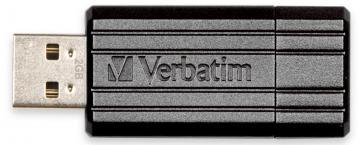 Pen Flash 2GB PinStripe, 10Mb/sec, USB2.0, negru, Verbatim (49060) - Pret | Preturi Pen Flash 2GB PinStripe, 10Mb/sec, USB2.0, negru, Verbatim (49060)