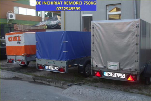 inchiriez remorci stema de 750kg - Pret | Preturi inchiriez remorci stema de 750kg