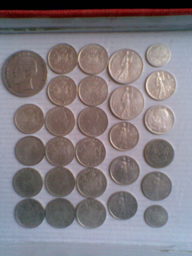 28 monede argint romanesti de colectie - Pret | Preturi 28 monede argint romanesti de colectie