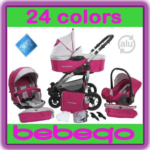 CARUCIOR 3 IN1 SCAUN AUTO PAPTUT FUCSIA+ SUR - Pret | Preturi CARUCIOR 3 IN1 SCAUN AUTO PAPTUT FUCSIA+ SUR