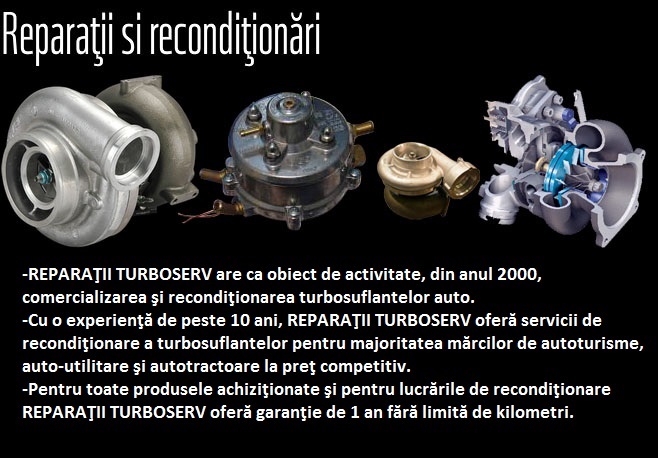 Reparatii turbo pentru orice tip de autoturisme, camioane si utilaje - Pret | Preturi Reparatii turbo pentru orice tip de autoturisme, camioane si utilaje