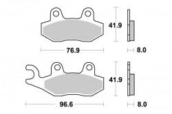 611LS - placute de frana SBS - spate - Pret | Preturi 611LS - placute de frana SBS - spate