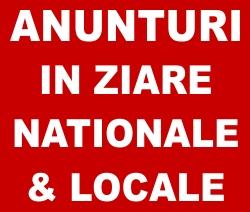 Anunturi in Ziare - Pret | Preturi Anunturi in Ziare